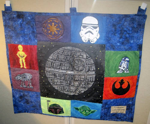 Star wars images on blanket